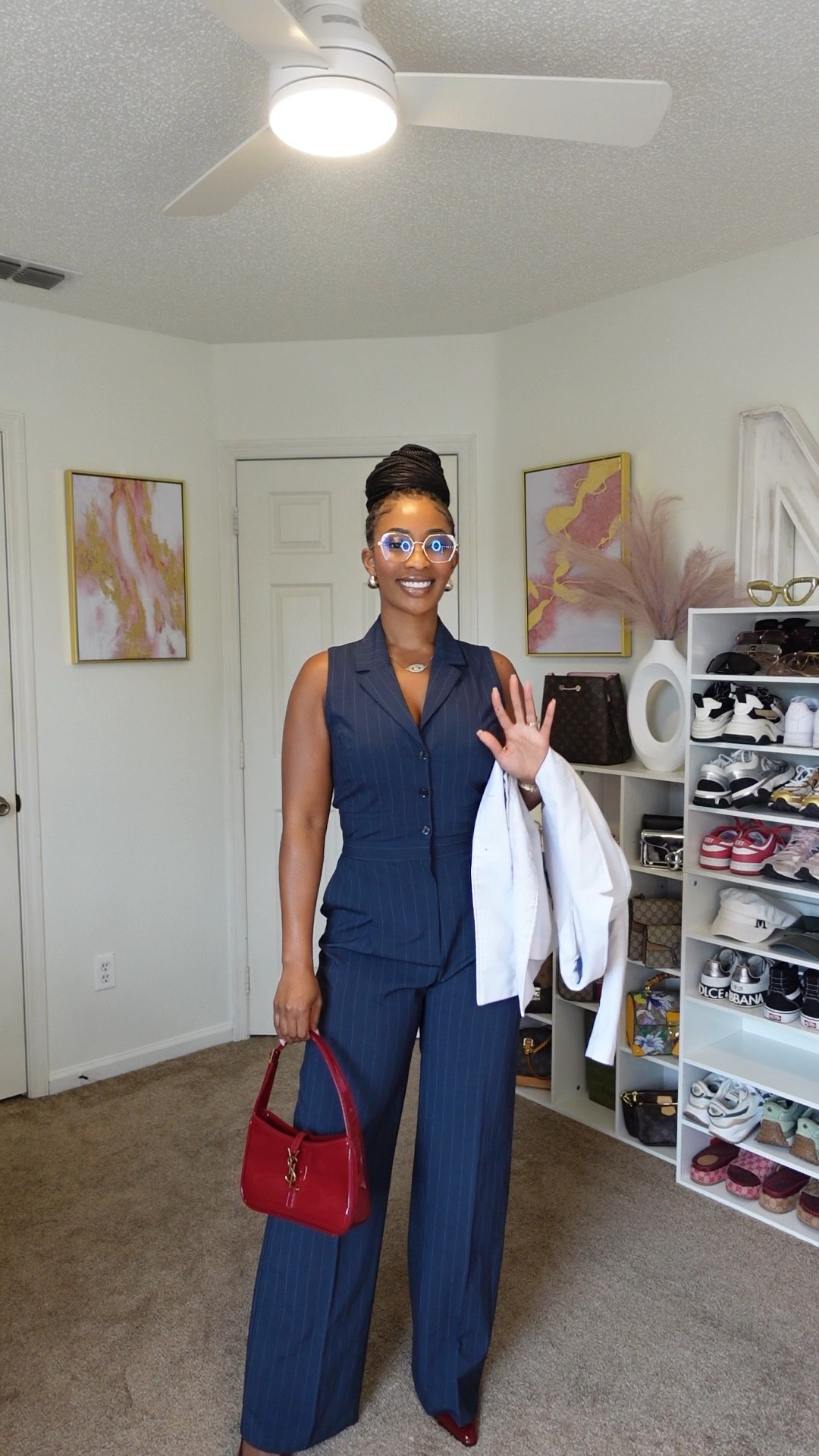 Wearing Size Med/6! Pinstripes are having a moment, and this Mango jumpsuit is the workwear upgrade we all need! Perfect for the office and after-hours vibes.🙌🏾✨

#LTKWorkwear #LTKStyleTip #LTKParties