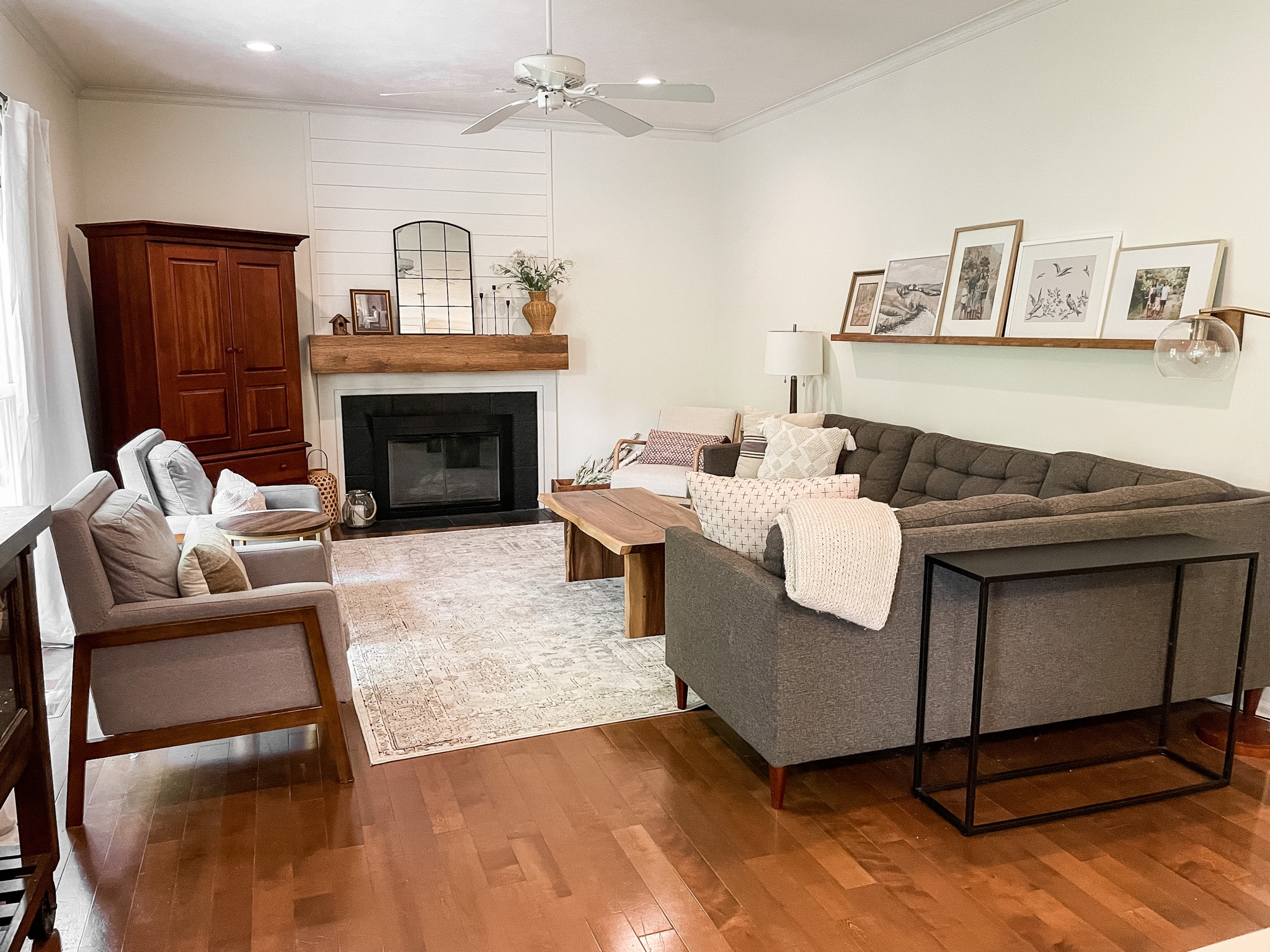 Our family room is where we gather.  I love our Loloi area rug which is easy to clean and a neutral base.  

Sectional.  Loloi Teagan area rug.  

#LTKstyletip #LTKhome