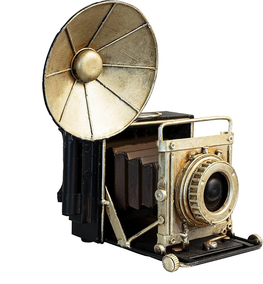 Vintage Camera Model Showcase Decorative Props, 9.4'' H | Amazon (US)