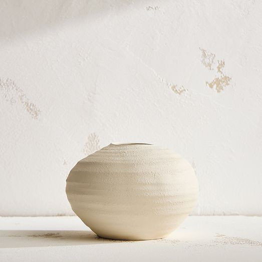 Ceramic Fluted Vases & Centerpiece Bowl | West Elm (US)