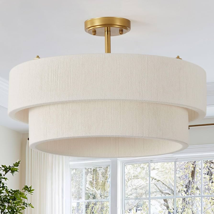 White Boho Chandelier 20-inch Large | Amazon (US)