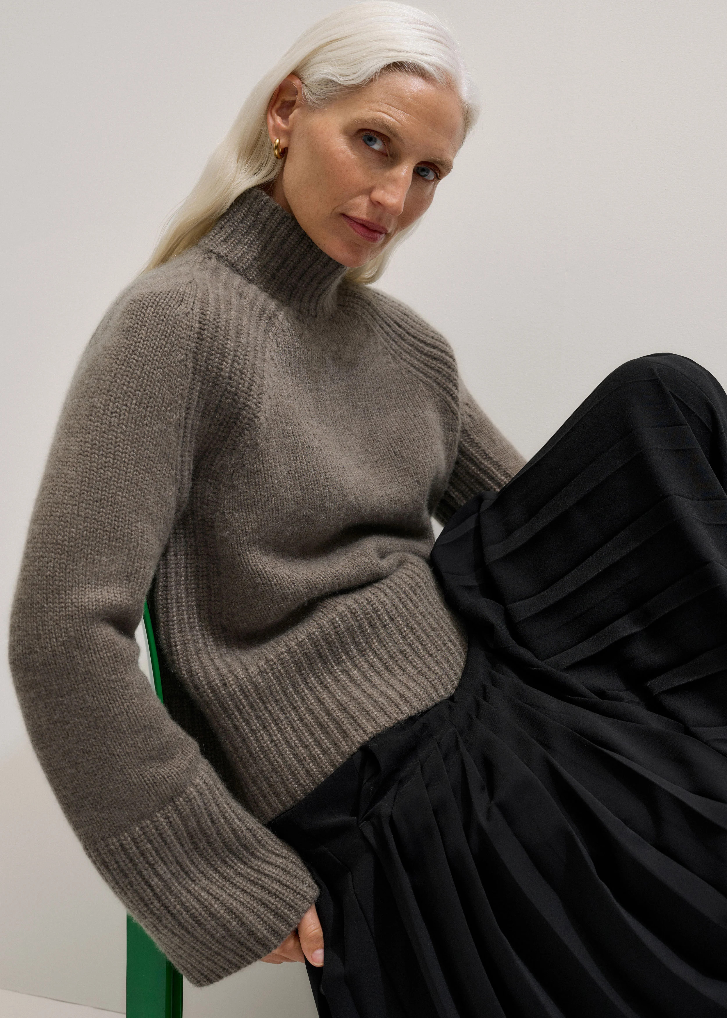 High Neck Jumper Cashmere | ME+EM Global (Excluding US)