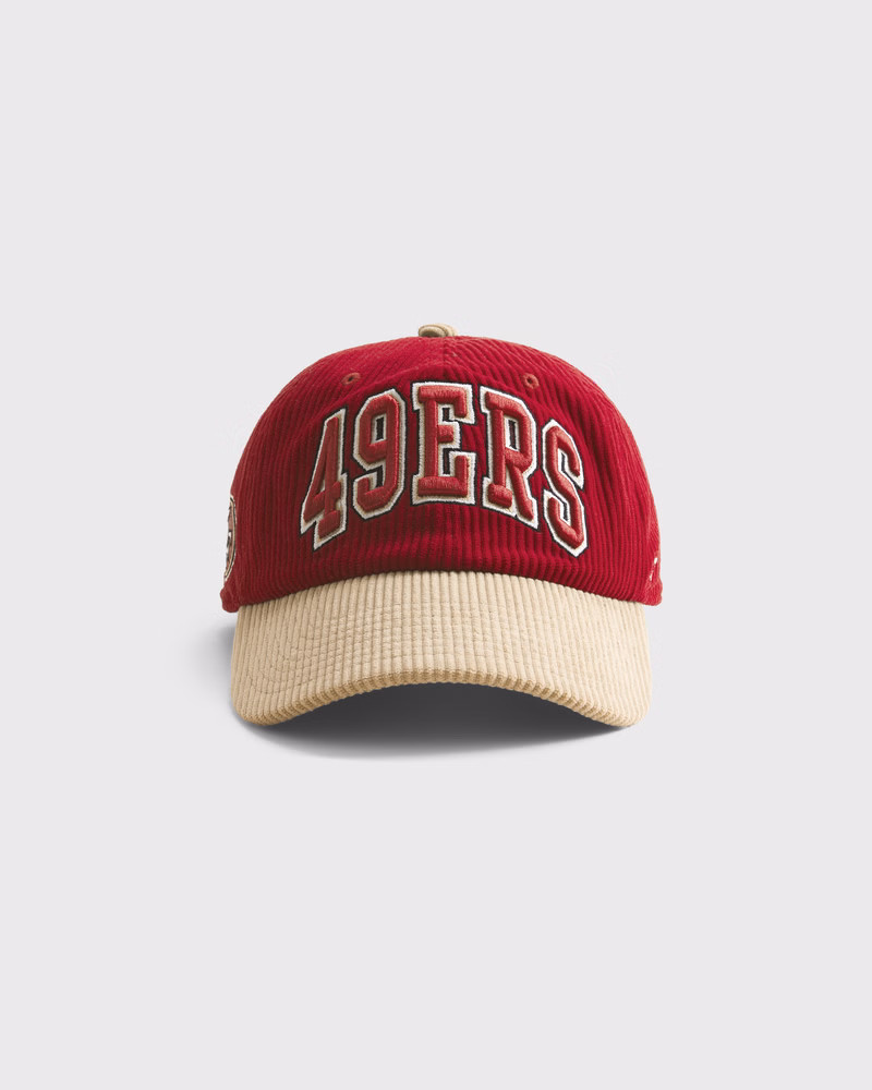 Abercrombie & Fitch Men's San Francisco 49ers '47 Clean-Up Hat in Red - 49ers - Size 1 SIZE | Abercrombie & Fitch (US)