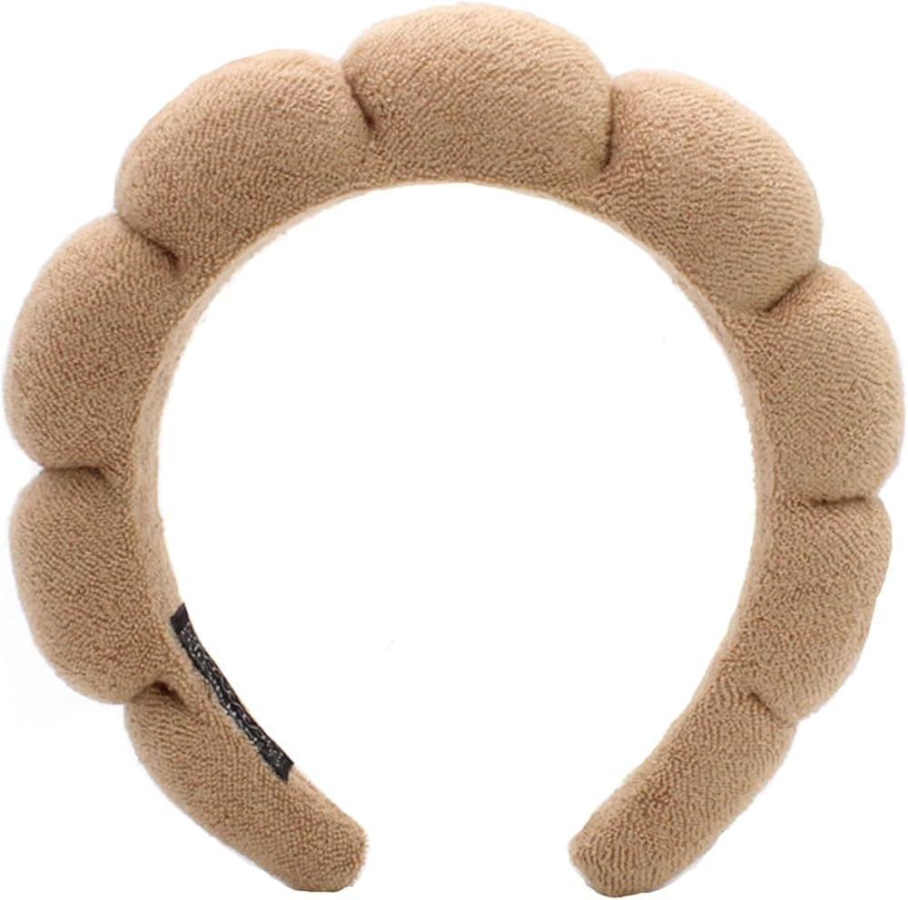 Spa Headbands for Washing Face Makeup Skin Care Headband Women Bubble Facial Beauty Headbands Puf... | Amazon (US)
