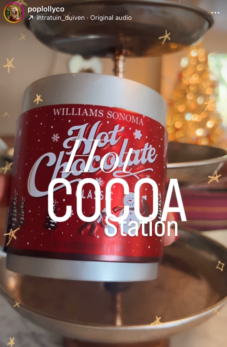 A hot cocoa stand makes such fun Christmas decor for the kitchen and the kids LOVE IT! I like adding fake snow and a strand of twinkle lights too. Linked all my favs for you to recreate this in your home. 🥰🎄☕️

#LTKHoliday #LTKhome #LTKfindsunder50