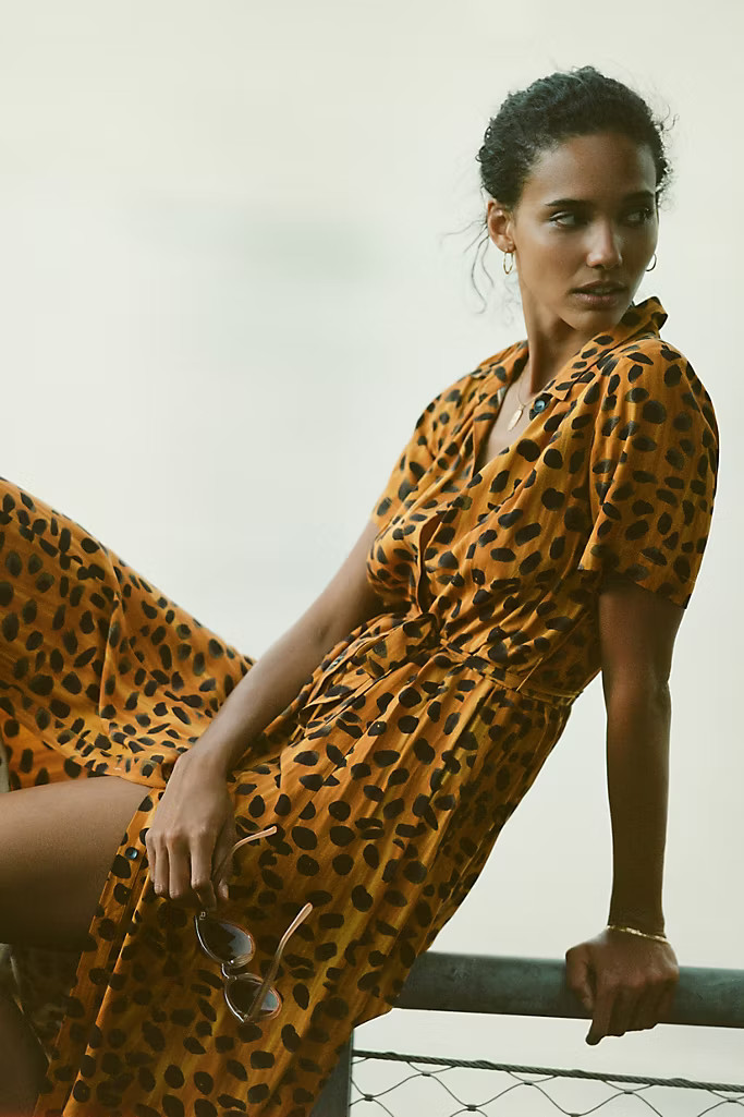 Vianne Maxi Shirtdress | Anthropologie (US)