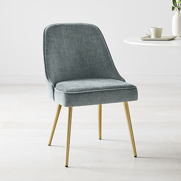 Mid-Century Dining Chair - Metal Legs | West Elm (US)