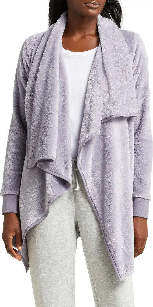 Orla Double Face Fleece Drape Jacket | Nordstrom