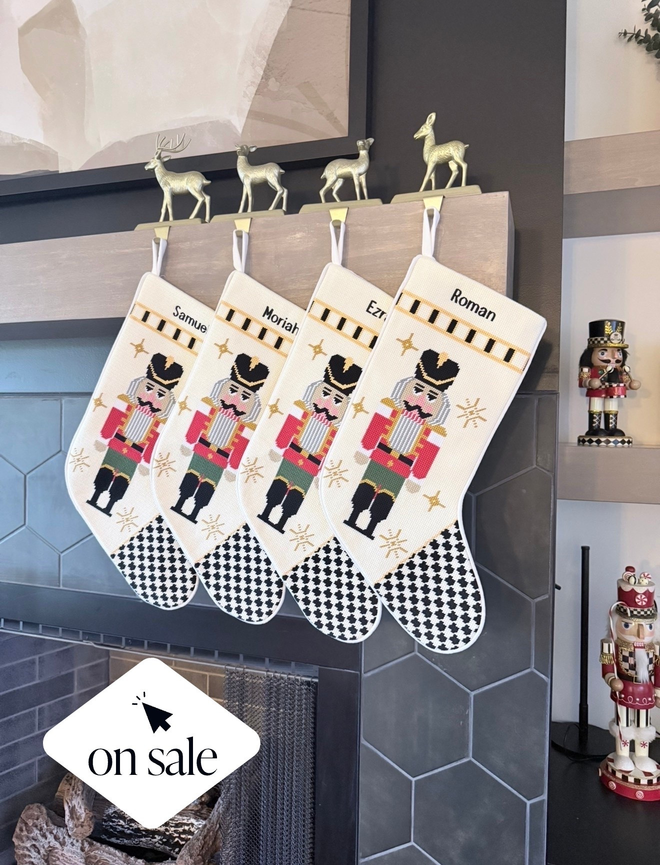 My gorgeous needlepoint nutcracker Christmas stockings are ON SALE for $21.48 with code ‘MALLARDS’ !! ❤️

#LTKKids #LTKHome #LTKSeasonal