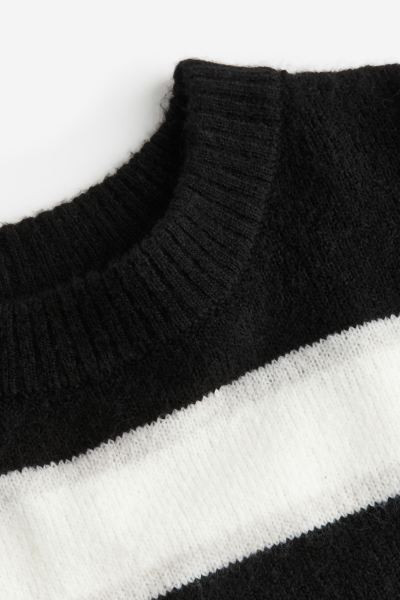 Sweater - Black/striped - Ladies | H&M US | H&M (US + CA)