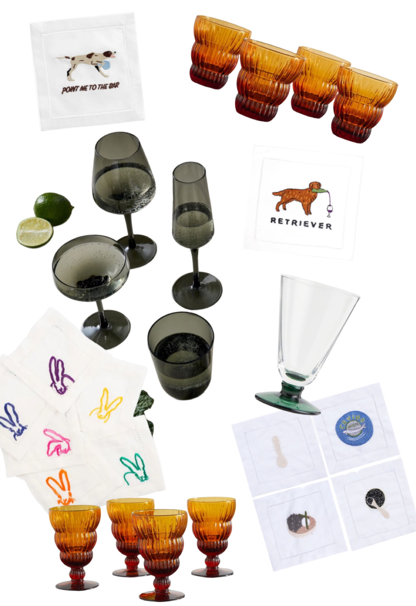 what we’re buying 



Wedding gifts on a budget, house warming gift, for the home, cocktail glasses, wine glass, embroidered cocktail napkins, caviar, golden retriever 

#LTKhome #LTKFind #LTKwedding