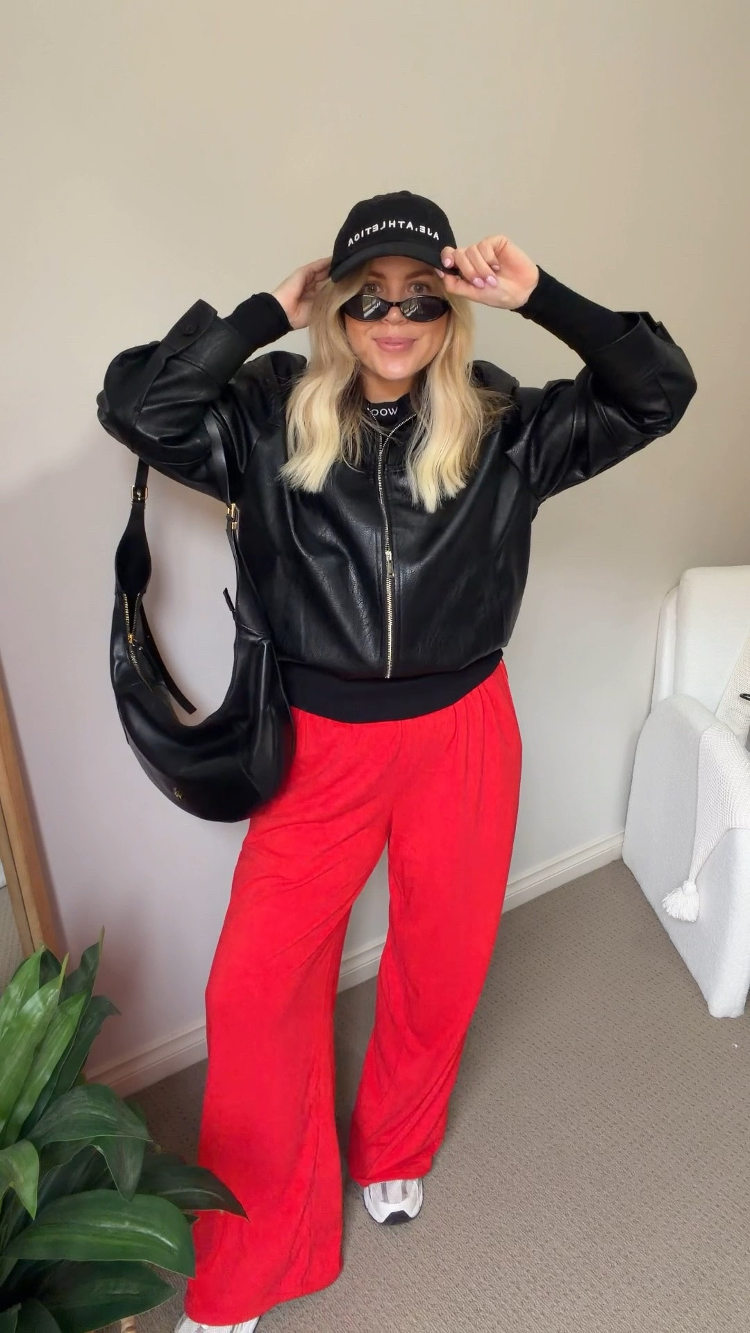 Winter uniform ❄️  
The kind of fit you throw on for freezing cold sport mornings when you’re standing on the sidelines but still want to look somewhat put together 🖤

* I wear a 10 in the pants. I could’ve sized down to an 8 

The leather jacket is old Bronze Snake. I have linked two similar - 1 genuine leather and 1 cheaper option!

#LTKaustralia #LTKwinter #LTKstyletip