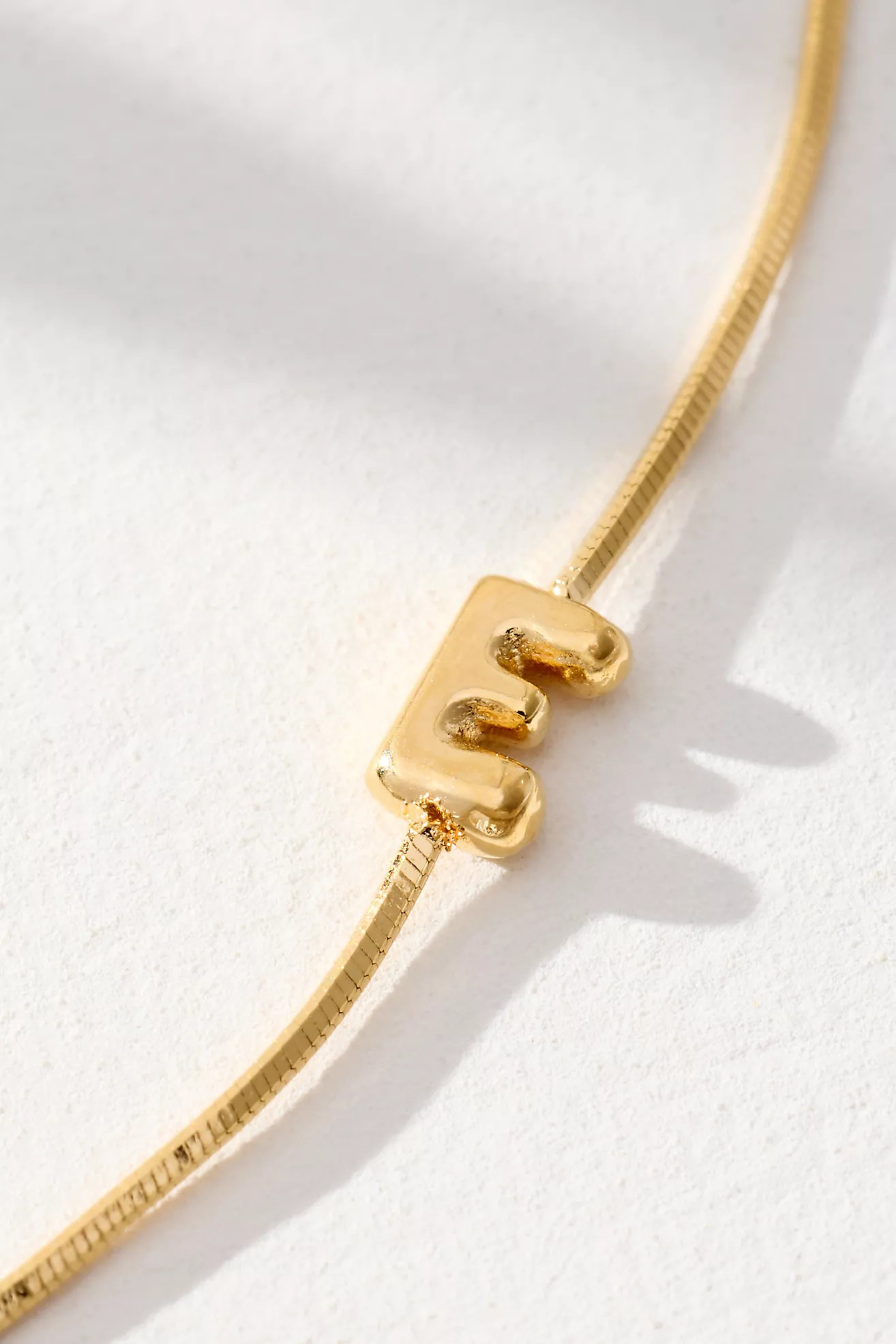 Barely There Bubble Monogram Necklace | Anthropologie (US)