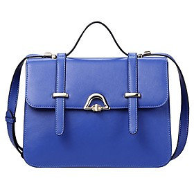 OMTO Women's Casual Cowhide Button Satchels | Light in the Box