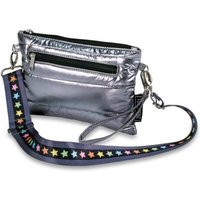 Gunmetal Puffer Crossbody 3 in 1 Crossbody, Wristlet, Belt Bag, Personalize Teen Gunmetal Puffer Bag | Etsy (US)