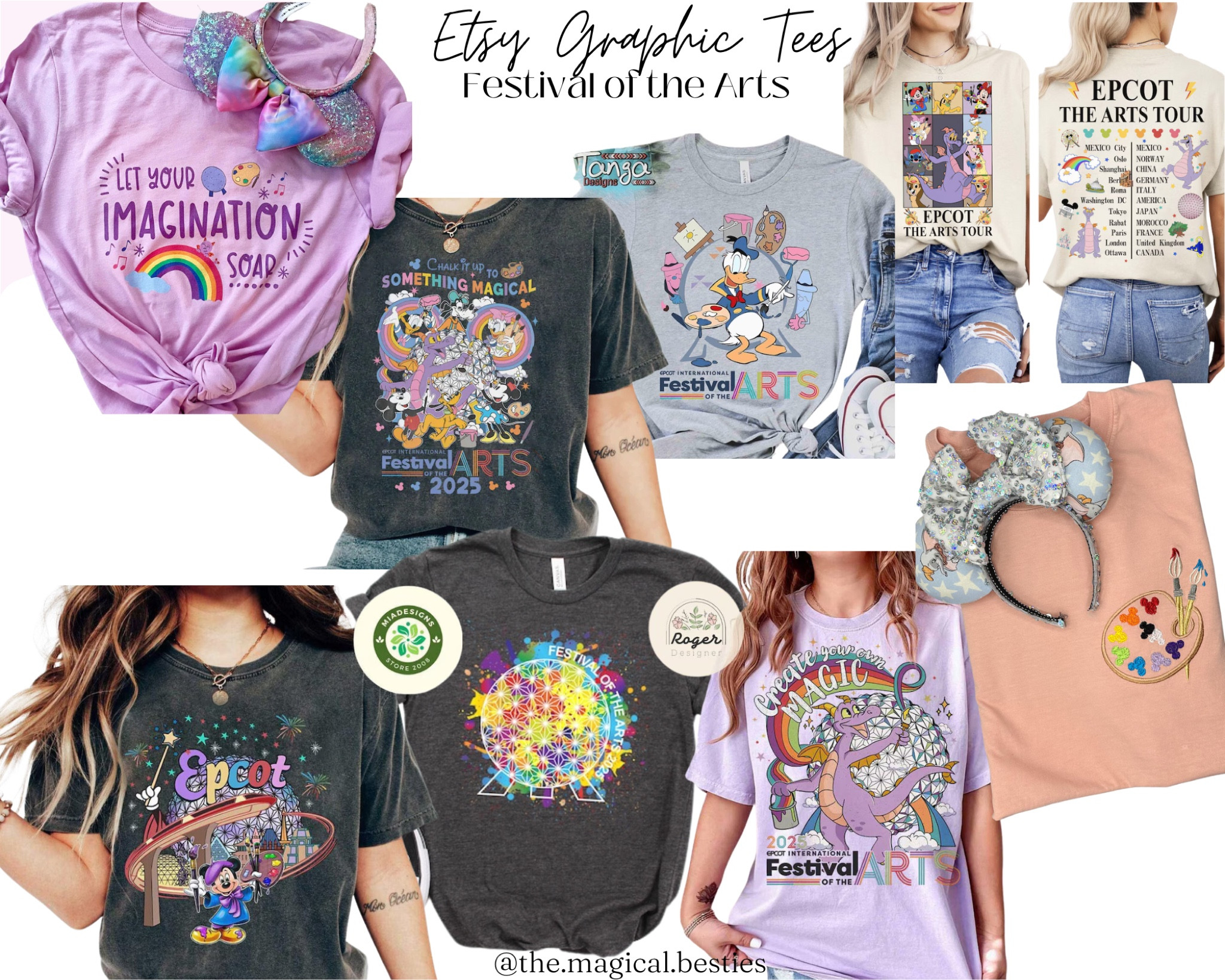 Festival of the arts graphic tees from Etsy 

Midsize, midsize outfit, size 10, ootd, Outfit inspo, figment finds, Disney parks Outfit, Disney bound,  under $50 outfit, affordable outfit, casual outfit, Disney Epcot , Etsy finds, Disney outfit, Mickey ears, minimal Disney style, #ltkdisney, Disney ears, Disney aesthetic, theme park outfit, Disney parks outfit ideas, comfy Disney outfit, small business finds,

#LTKTravel #LTKSeasonal #LTKStyleTip