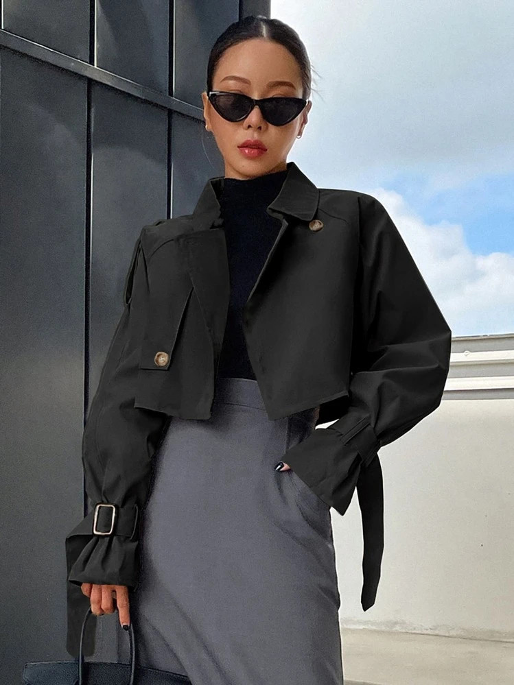 Women Trench Coat  | SHEIN