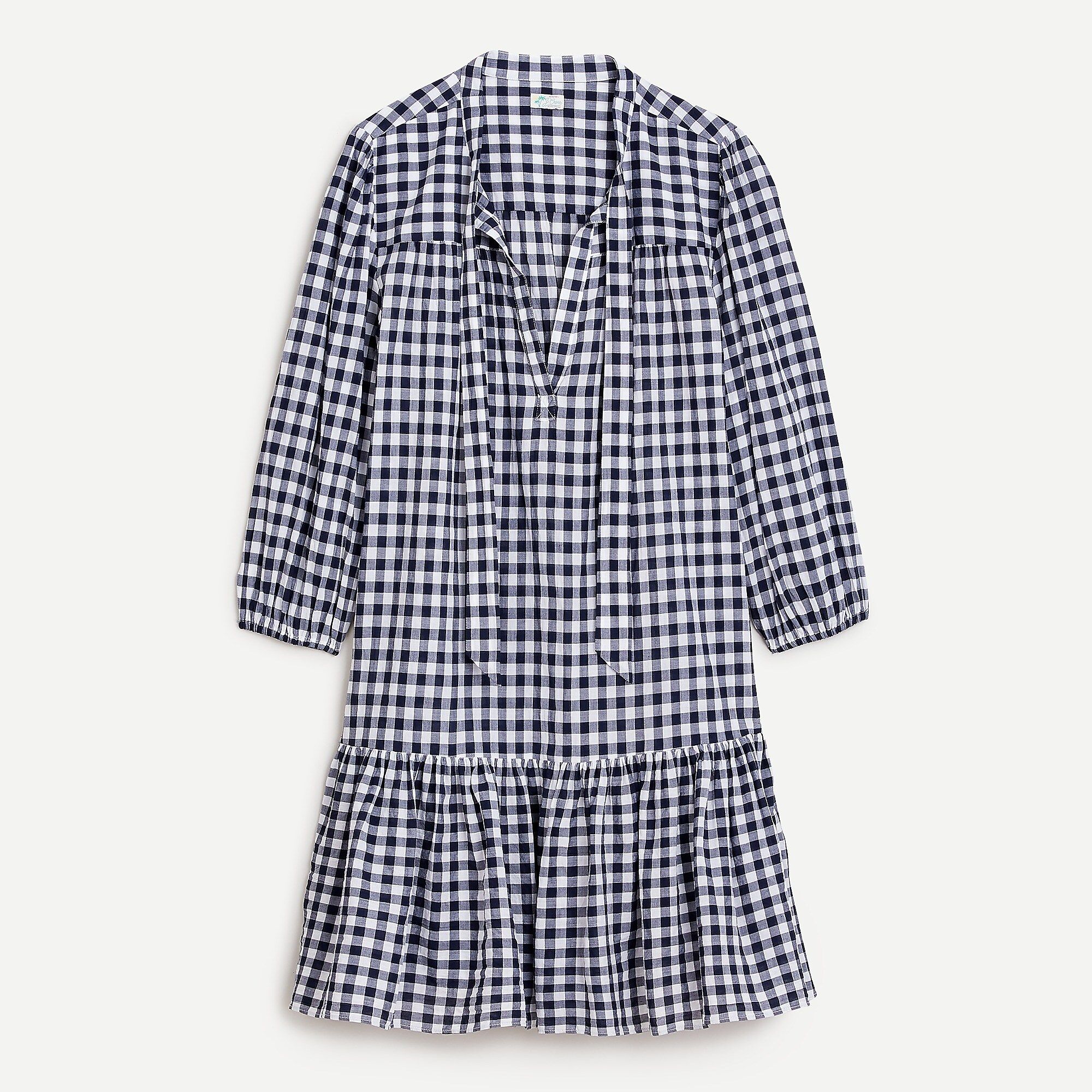 Tunic dress in gingham | J.Crew US