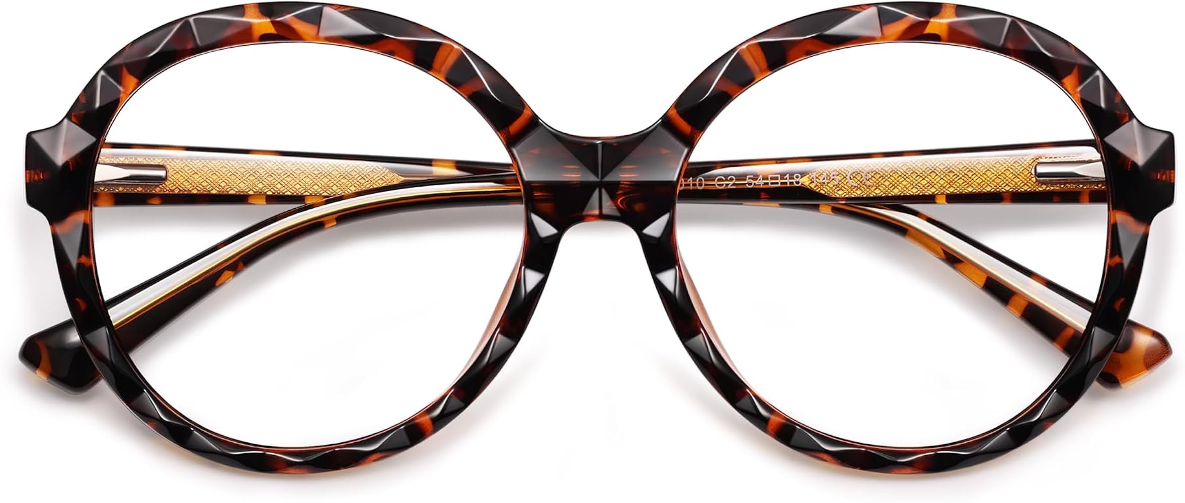 AMOMOMA Stylish Oversized Round Reading Glasses for Women,Blue Light Blocking Computer Readers re... | Amazon (US)