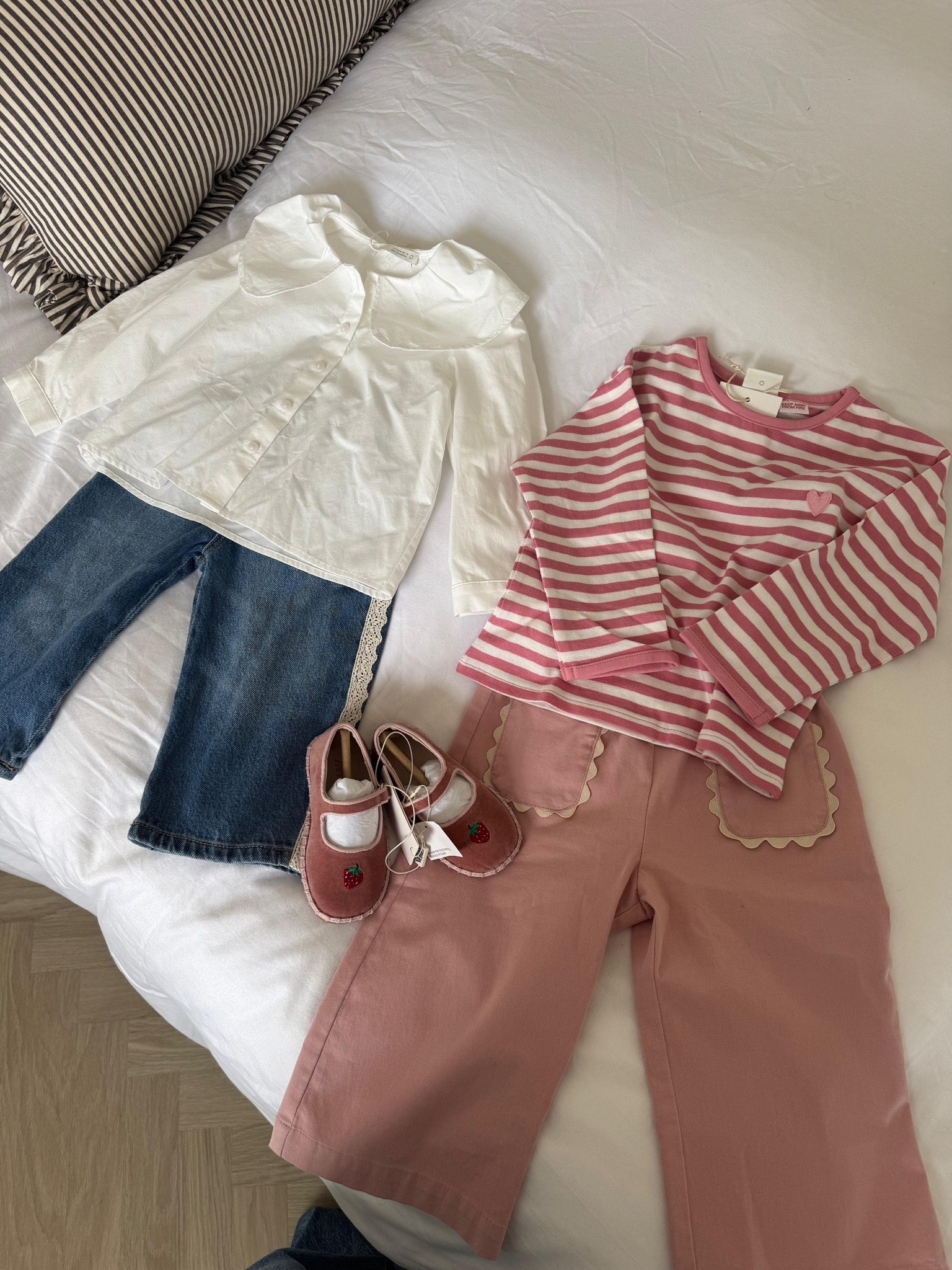 How cute are these new pieces for Goldie!! 

New-in, girls outfits, striped top, Zara baby, pink outfit 

 #LTKuk #LTKbaby #LTKkids