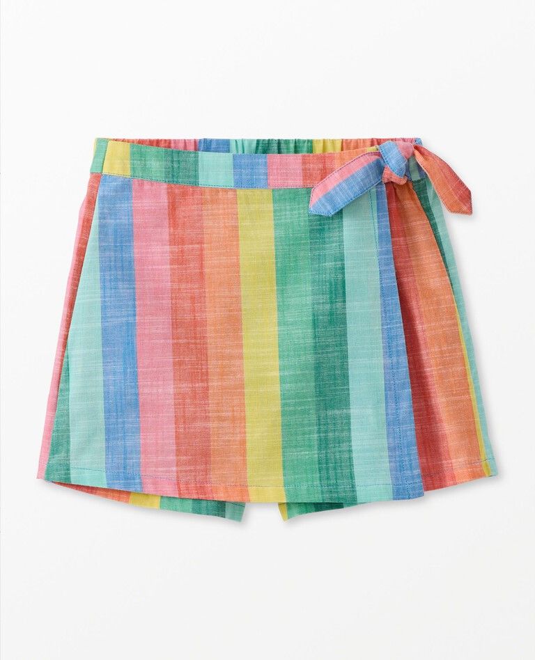 Striped Muslin Skort | Hanna Andersson