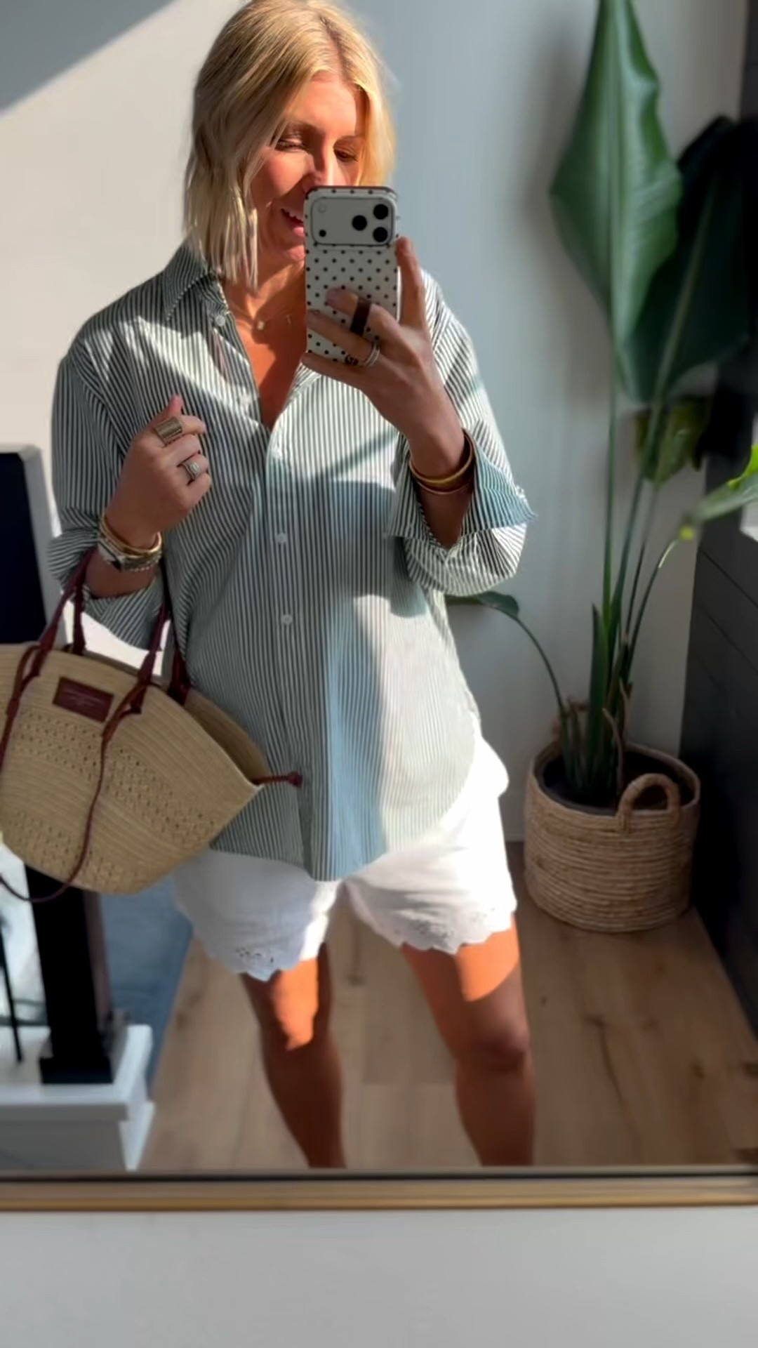 OOTD! Love these new feminine shorts! Such a good summer staple.

#LTKootd #LTKSeasonal #LTKmomlife