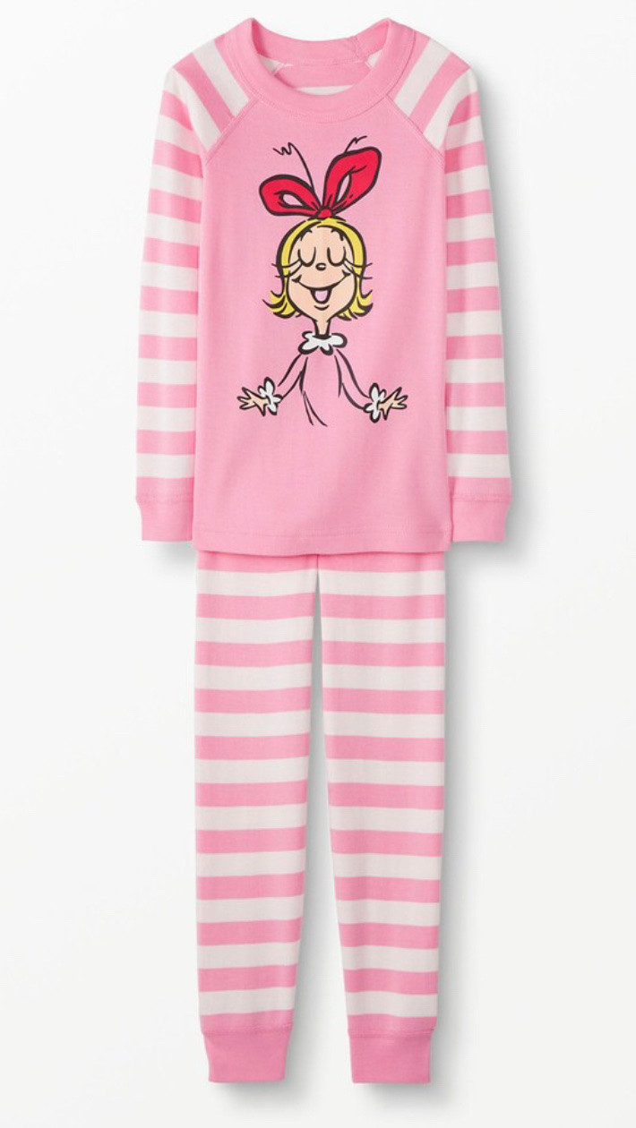 Cindy Lou Who Pajamas by Hanna Anderson 

#LTKHoliday #LTKKids #LTKGiftGuide