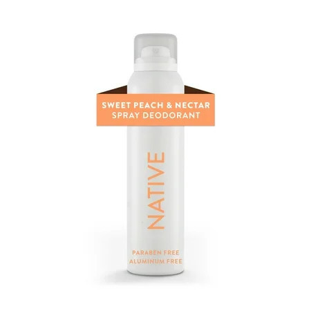 Native Sweet Peach & Nectar Deodorant Spray 3.5oz | Walmart (US)