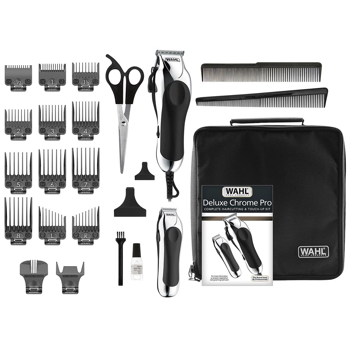 Wahl Deluxe Chrome Pro Complete Hair Cutting & Touch Up Kit | Kohl's