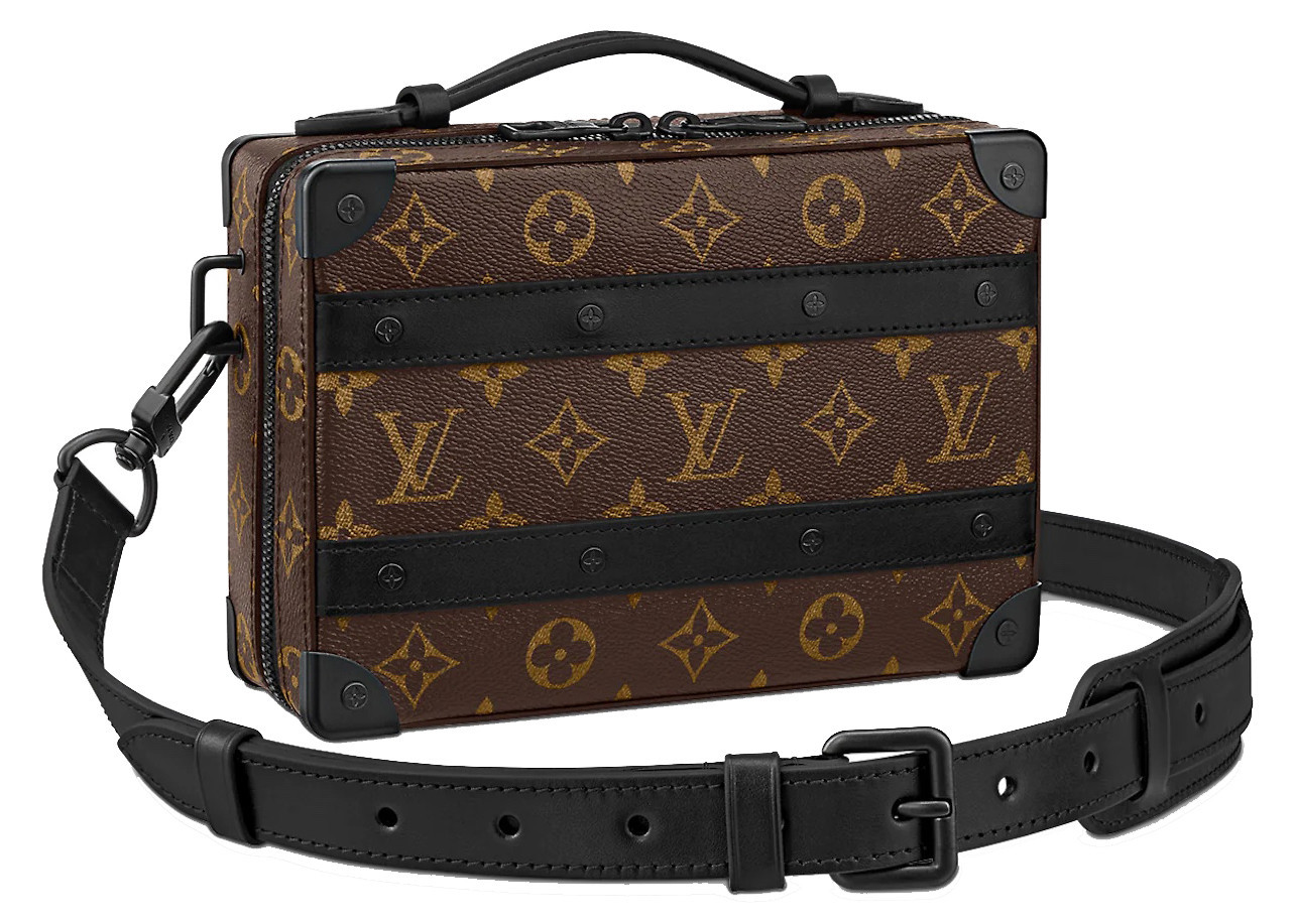 Men's Louis Vuitton Handle Soft Trunk Monogram Macassar in Brown | StockX