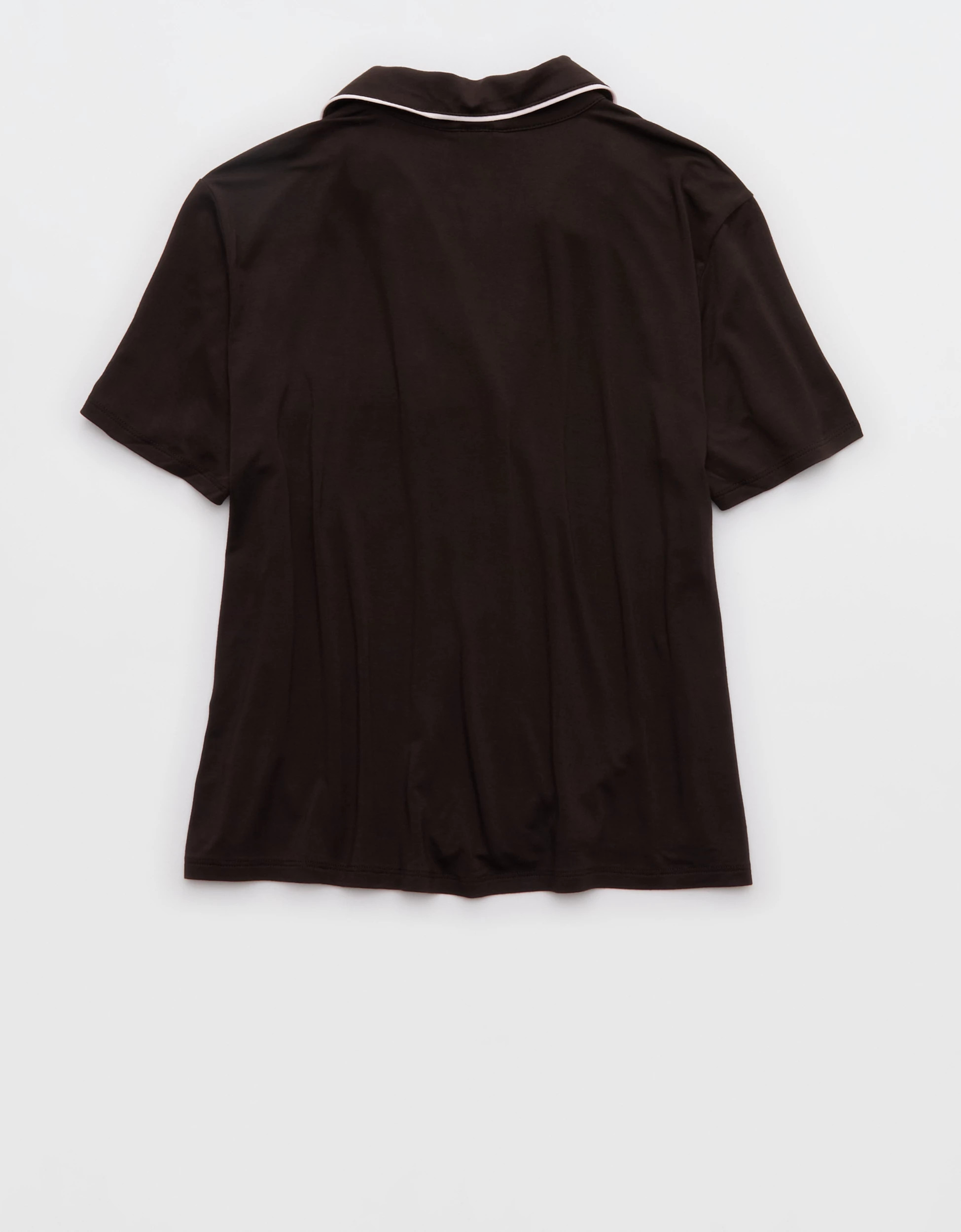 OVERSLEPT by Aerie Real Soft\u00ae Short Sleeve Pajama Shirt | Aerie