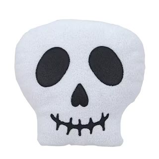 15" White Skull Throw Pillow by Ashland® | Michaels Stores