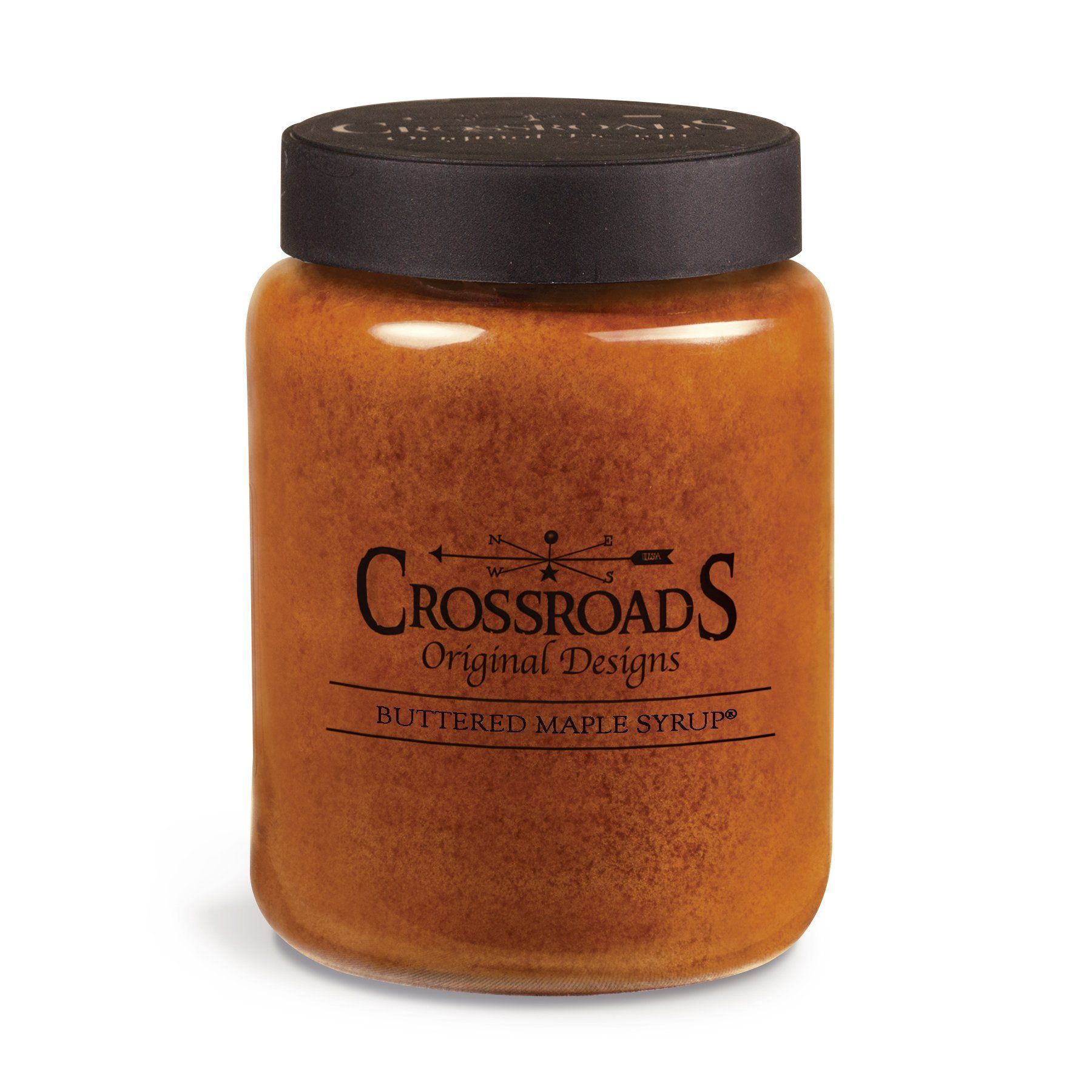 Crossroads Buttered Maple Syrup Scented 2-Wick Candle, 26 Ounce | Amazon (US)