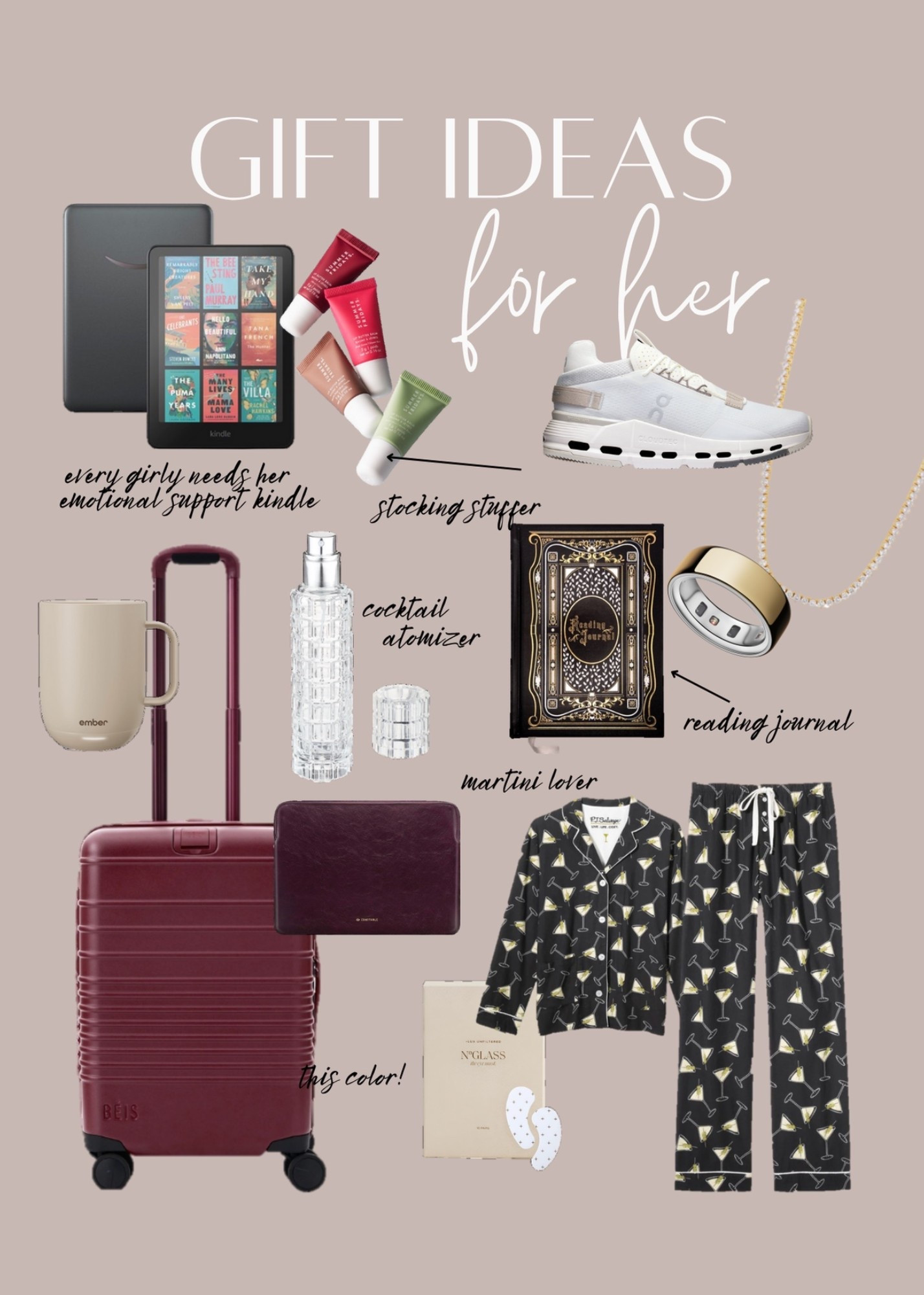 Gift ideas for her 

#LTKmomlife #LTKHoliday #LTKGiftGuide