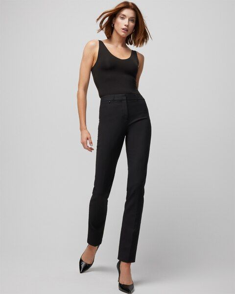 WHBM® Elle Slim Trouser Comfort Stretch Pant | White House Black Market