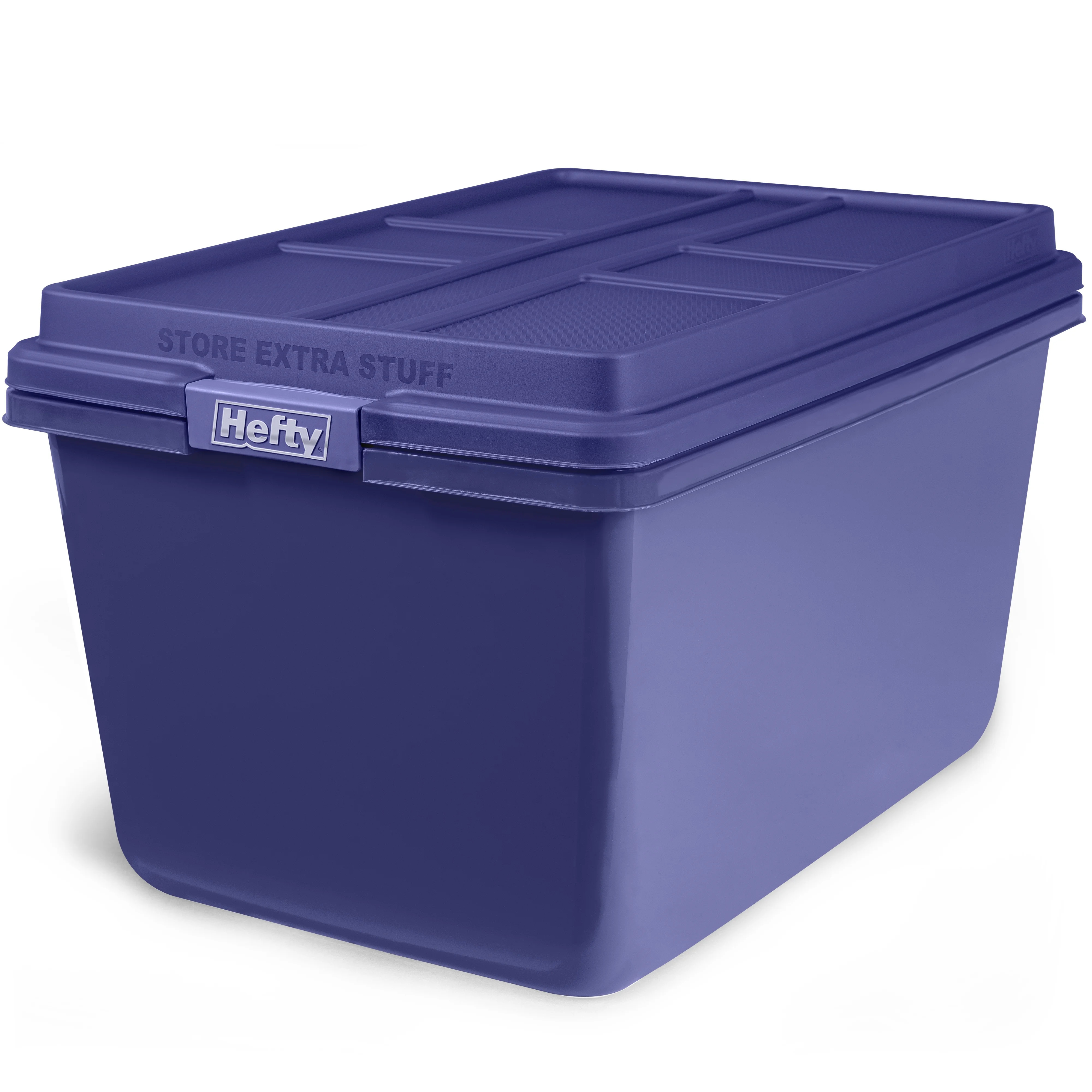 Hefty HI-RISE 18 Gallon Large Latching Storage Bin, Plastic Storage Container with HI-RISE Lid, B... | Walmart (US)