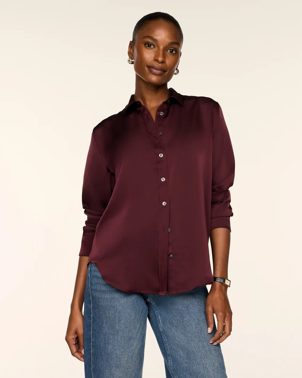 Silky Smooth Button Down | Spanx
