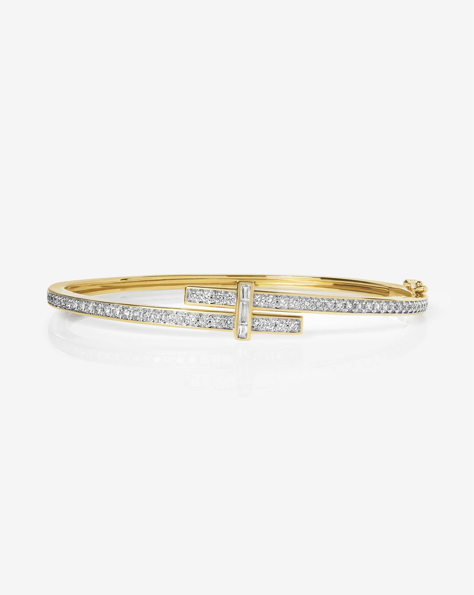 Round Diamond Wrap Bangle | Ring Concierge
