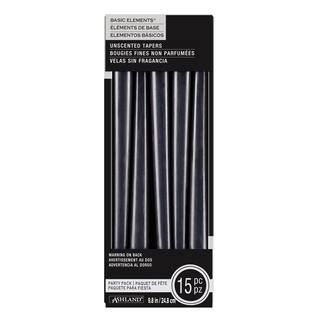 Basic Elements™ Black Unscented Taper Party Pack By Ashland® | Michaels Stores