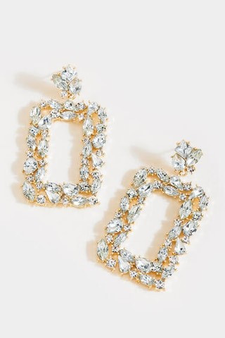 Isabella Double Rectangle Drop Earrings - francesca's | Francesca's