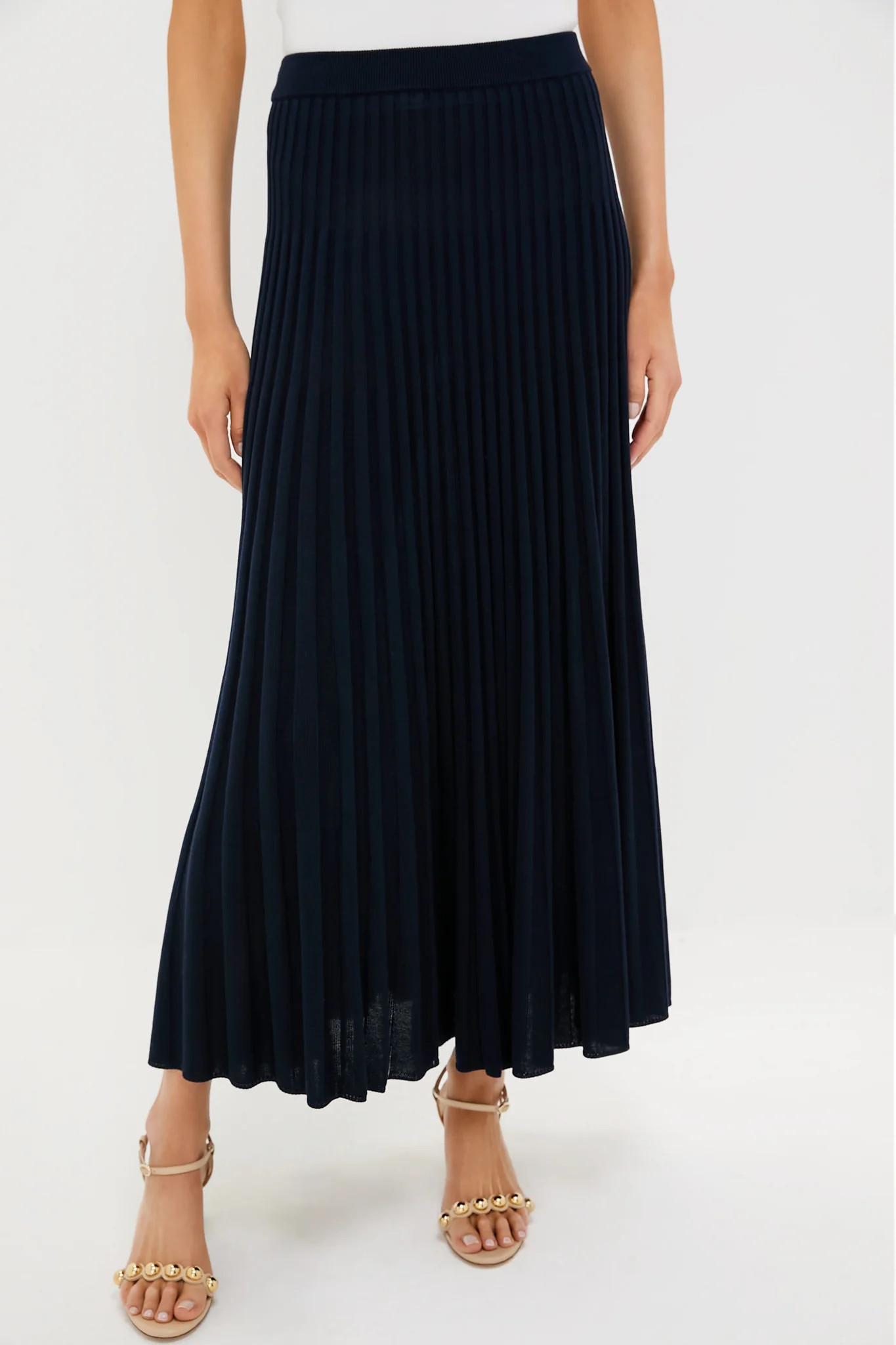 Navy Knit Kenley Skirt | Tuckernuck (US)