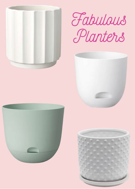 Perfect planters! #planters #whiteplanter #mintgreenplanter #white #mintgreen #target #targetplanters 

#LTKhome #LTKunder50