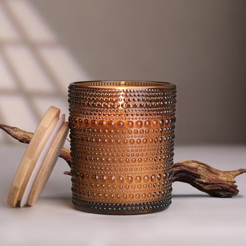 Sandalwood Candles for Home- 6.3oz 42H Natural Soy Wax Aromatherapy Jar Candle with Strong Scent,... | Amazon (US)