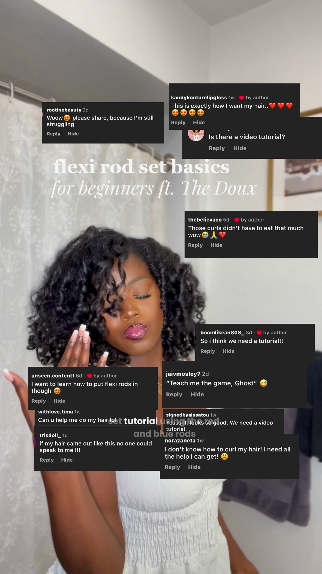 flexi rod set tutorial on stretched natural hair! 🫶🏾

#LTKStyleTip #LTKBeauty #LTKVideo