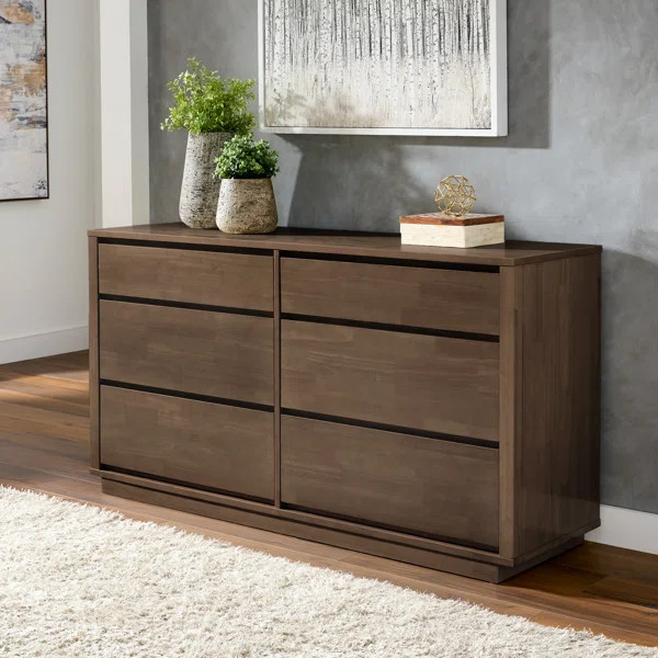 Ismail Danish-Inspired Modern 6-Drawer Dresser | Wayfair North America