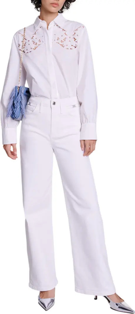 maje Pantinan Straight Leg Jeans | Nordstrom | Nordstrom