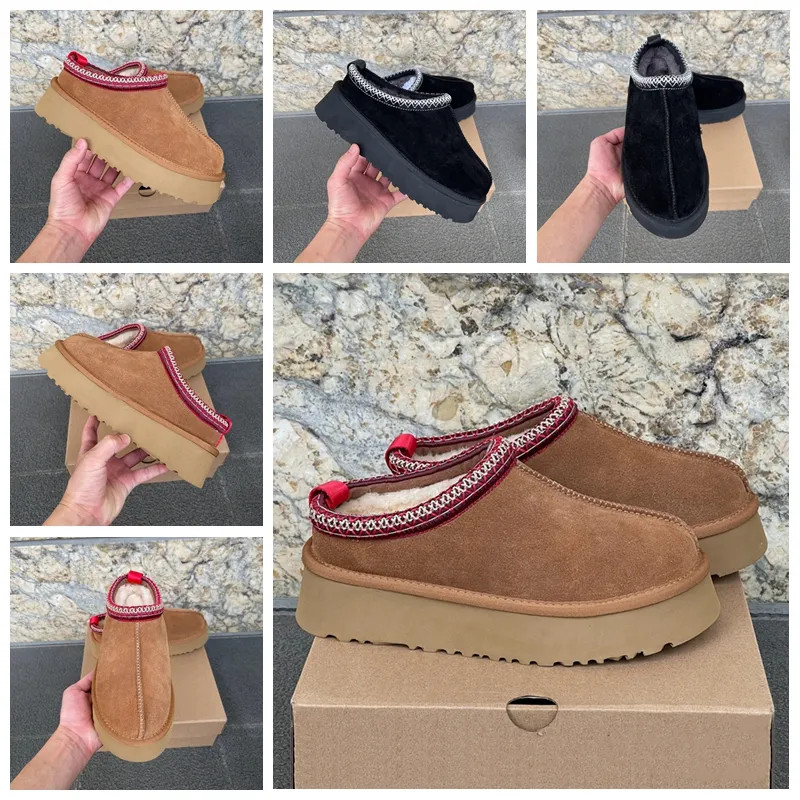 designer uggss boots Womens Tazz Slippers Tasman Slipper Fur ug Women Slip-On Flats Slides Mini P... | DHGate