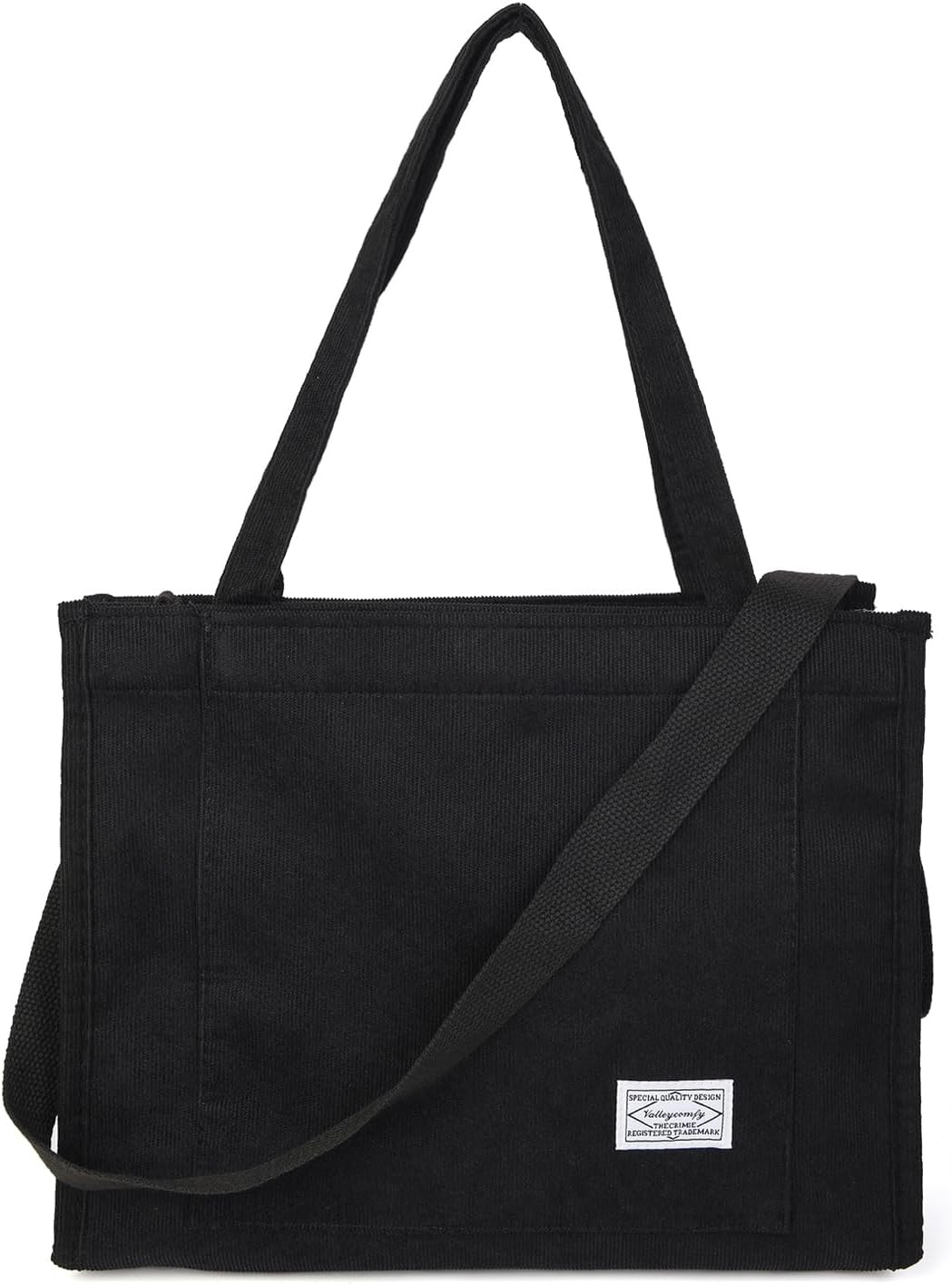 Valleycomfy Corduroy Tote Bag for Women Travel Crossbody Bag | Amazon (US)