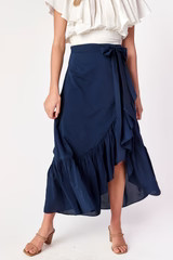 Josie Maxi Skirt Indigo | Cake For Dinner