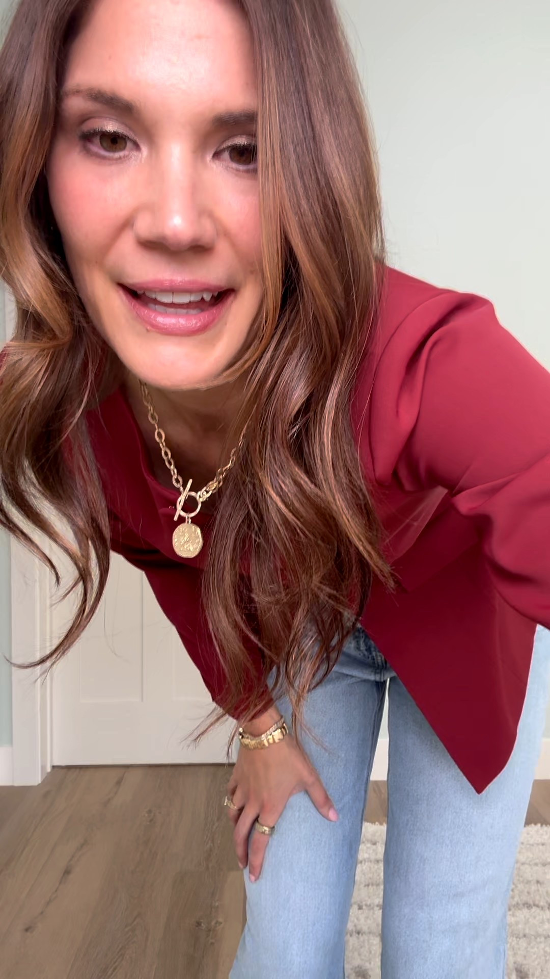 This blazer is so elevated and chic!! I absolutely love the fit of it and how you can dress it down with jeans or up with trousers! 

Blazer workwear elevated office outfit red blazer light wash jeans tall girl finds tall girl approved Stang and co 

#LTKootd #LTKWorkwear #LTKTall